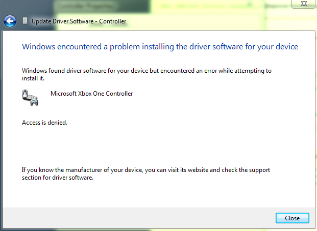 Install Xbox One Controller Driver Windows 7
